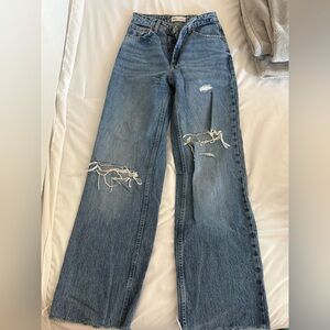 Zara Light Blue Denim Jeans